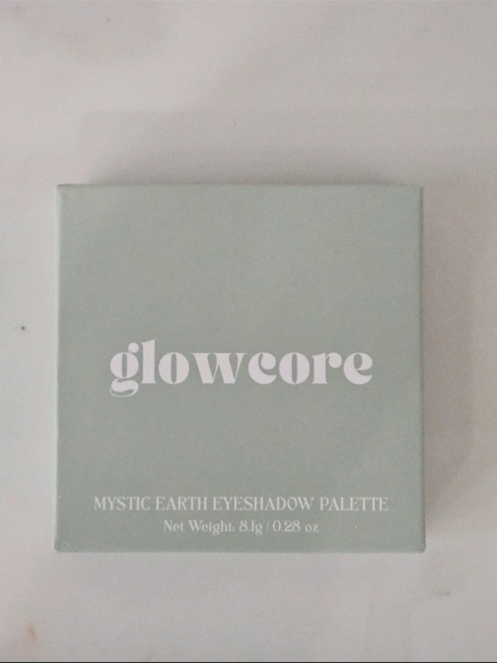 Glowcore Mystic Earth 9 Pan Eyeshadow Palette Green Neutral Shimmer Makeup